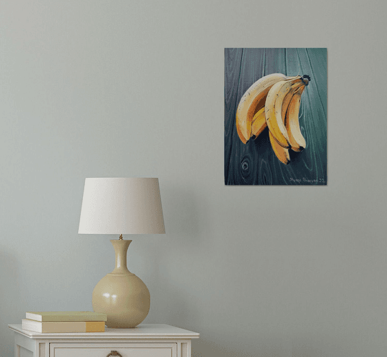 Bananas (40x30cm, oil on canvas)