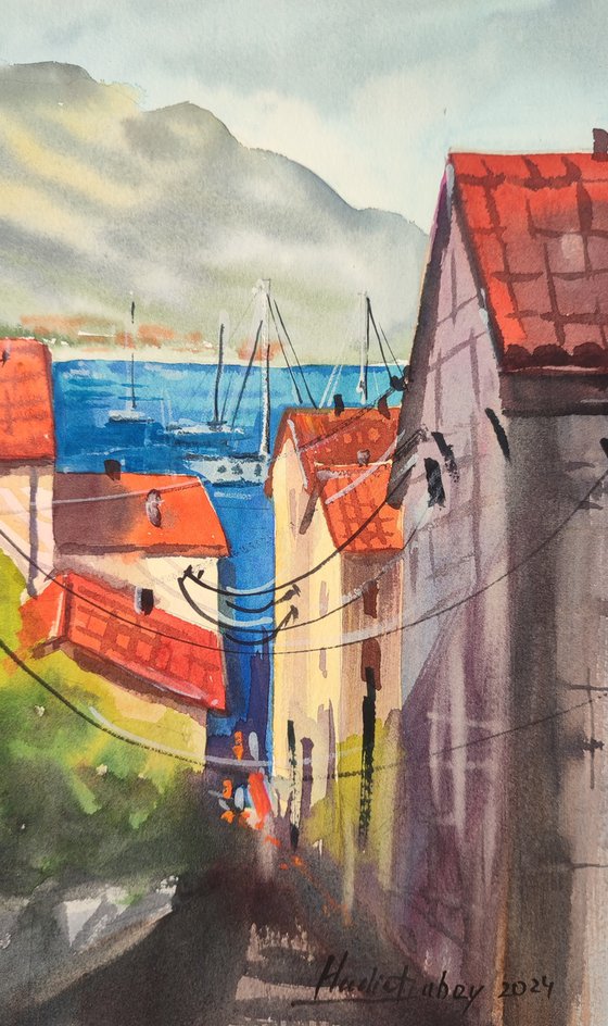 Korcula. Original artwork