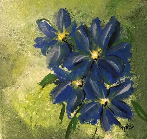 Blue Flowers#1