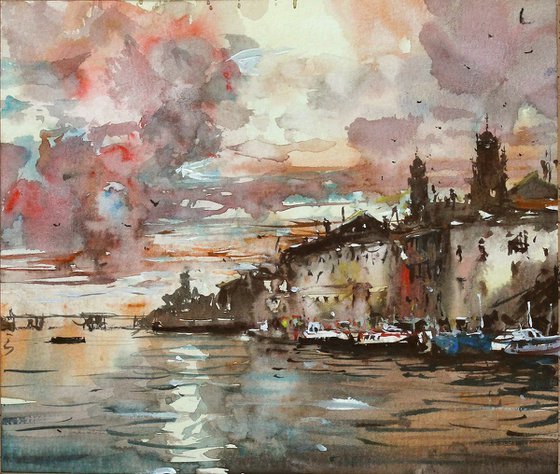 Venice at dusk