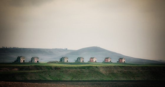 Seven abandoned farmhouses