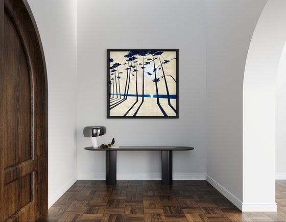 Cap Coz indigo 100x100