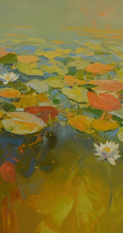 Water Lilies by Vytautas Laisonas