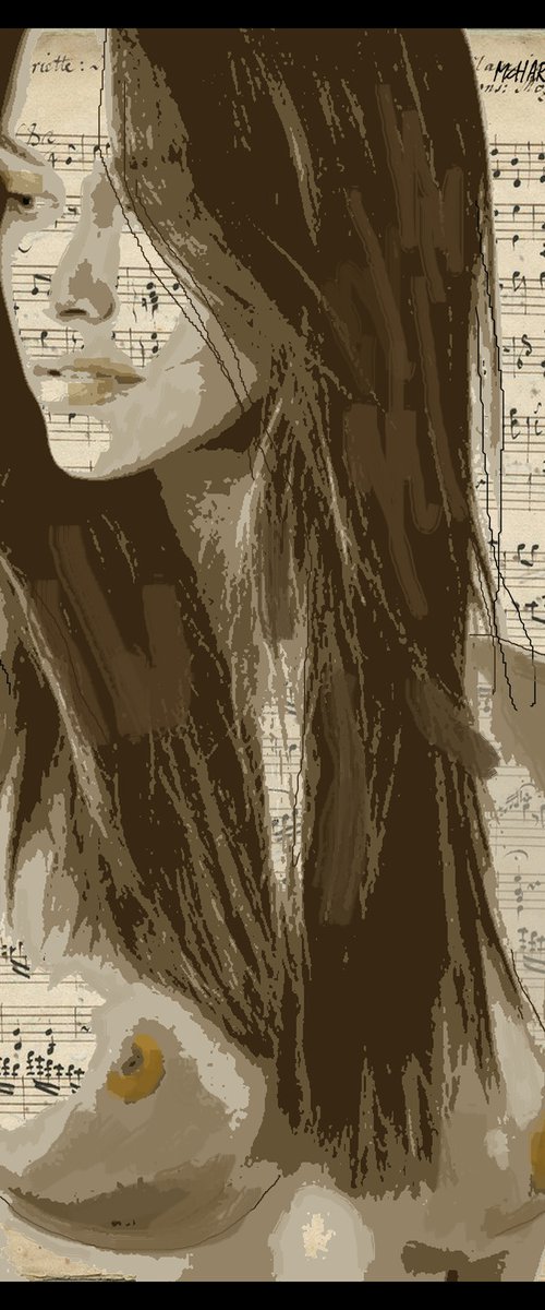 EYE MUSIC   28"X47" by Joe McHarg