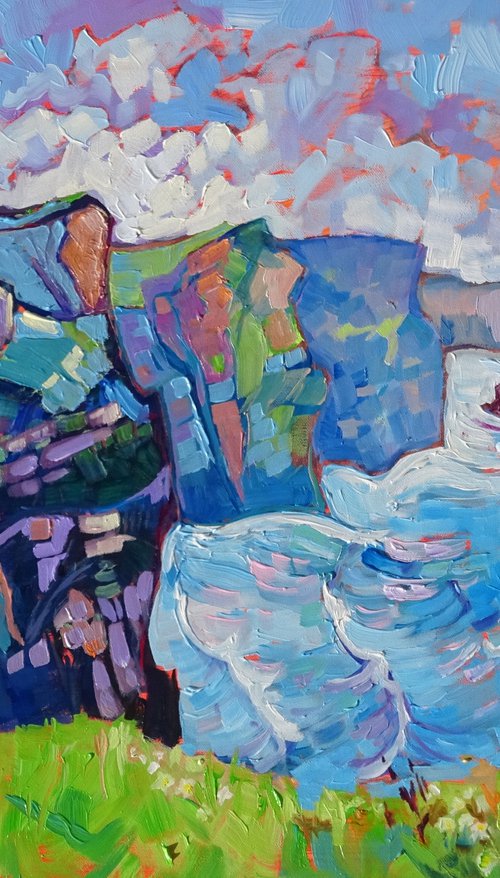 Cliffs at Moher by Mary Kemp