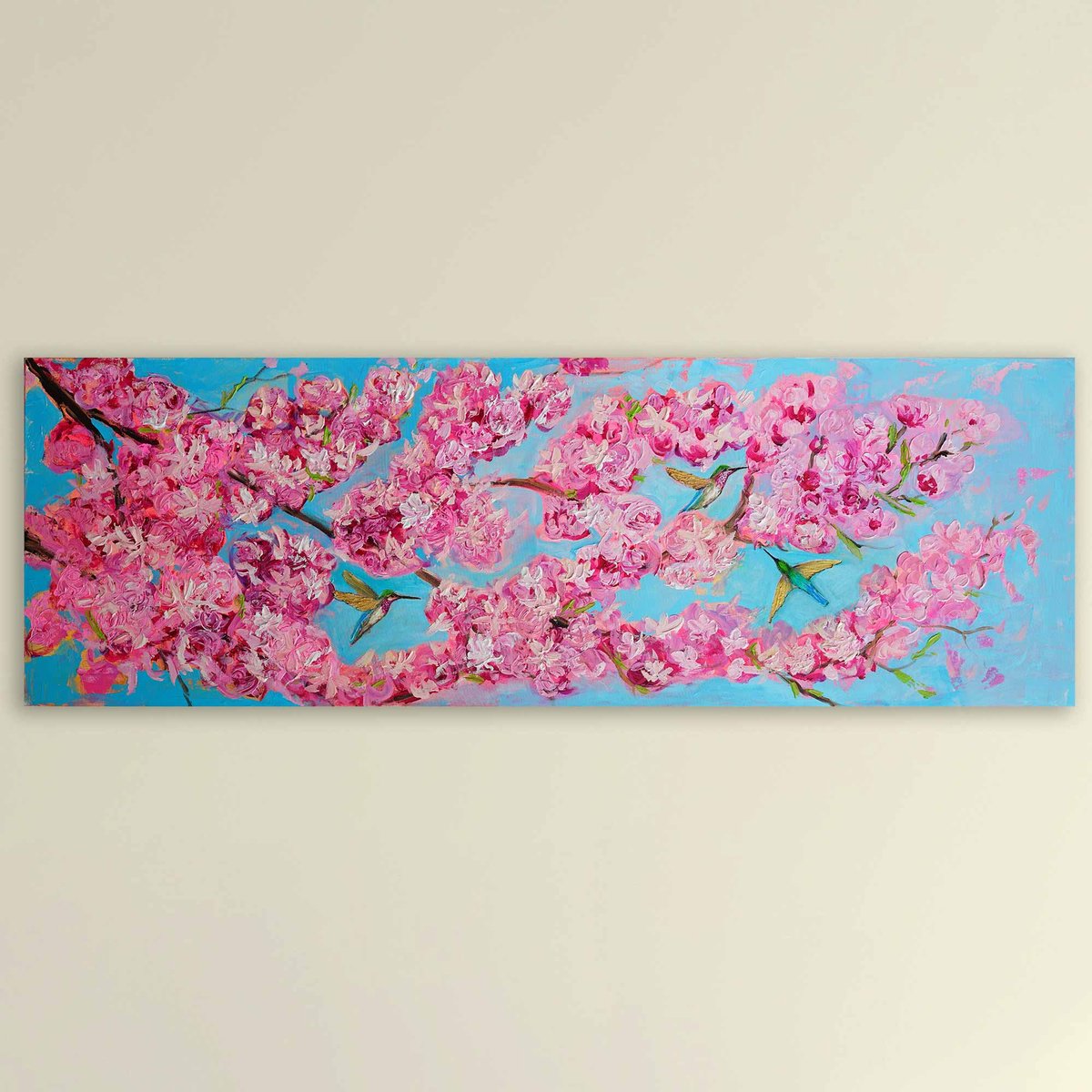  Sky In Bloom By Amanda Dagg, 60 X 20, Artwork For Sale On Artfinder
