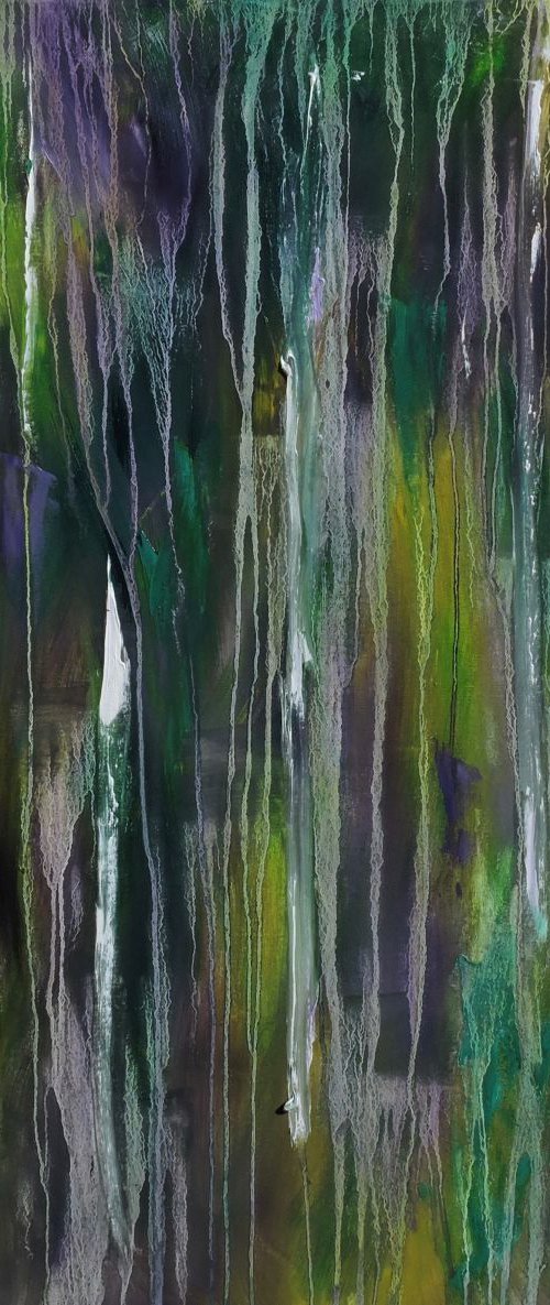 rainy day abstract by Linda Mooney