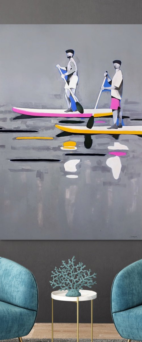 Calm and Colored Reflections by Evgen Semenyuk