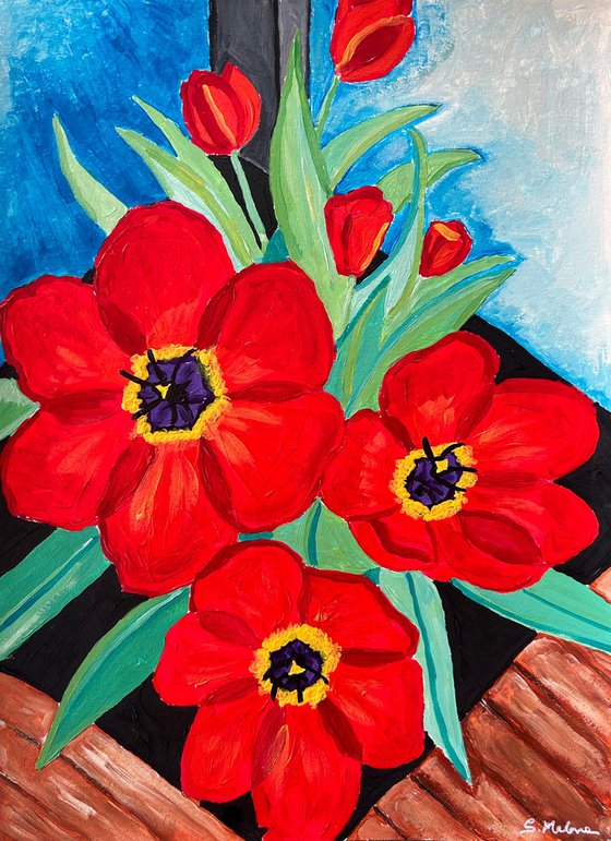 Red Tulips