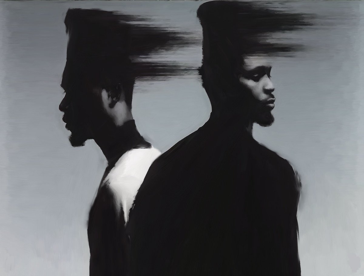 Expressive Portrait Acrylic Painting By Anzhelika Klimina, 28 X 20, Male Portrait N22, Original Artwork