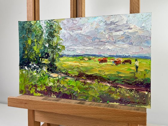 Summer Morning on the Pasture