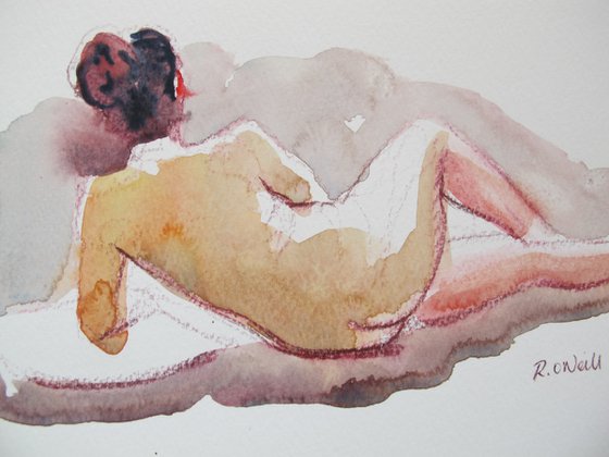 Reclining female nude