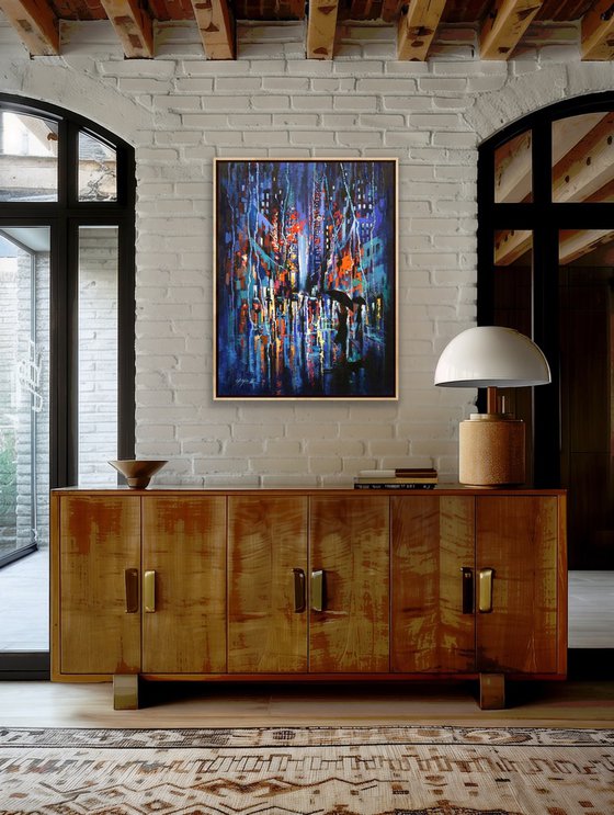 Overlooking Broadway Rain