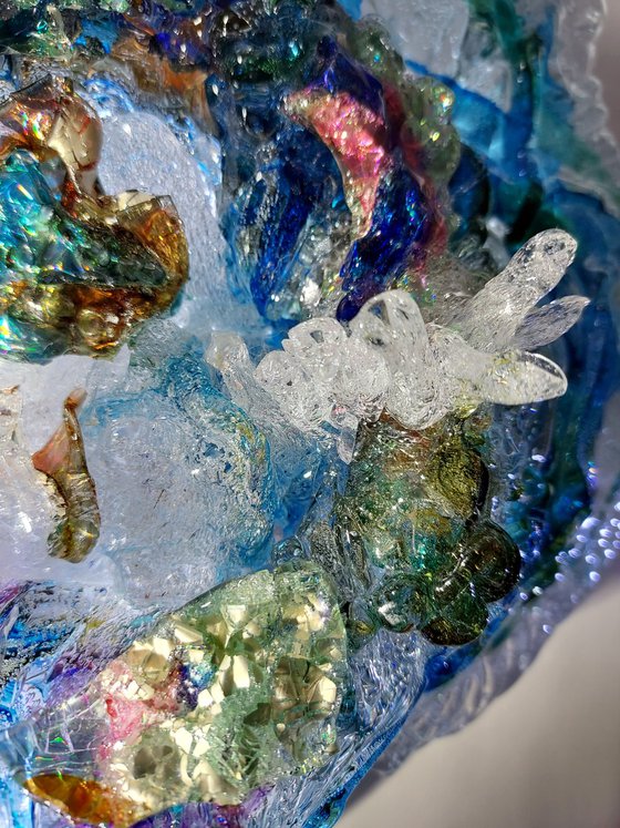 Glass Sculpture Ocean