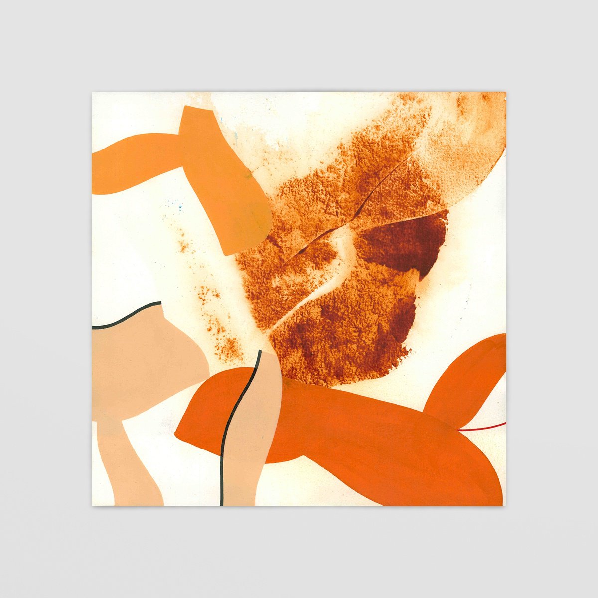 Abstract Painting By Smit Khond, 12 X 12", Formative, C1, Original Artwork