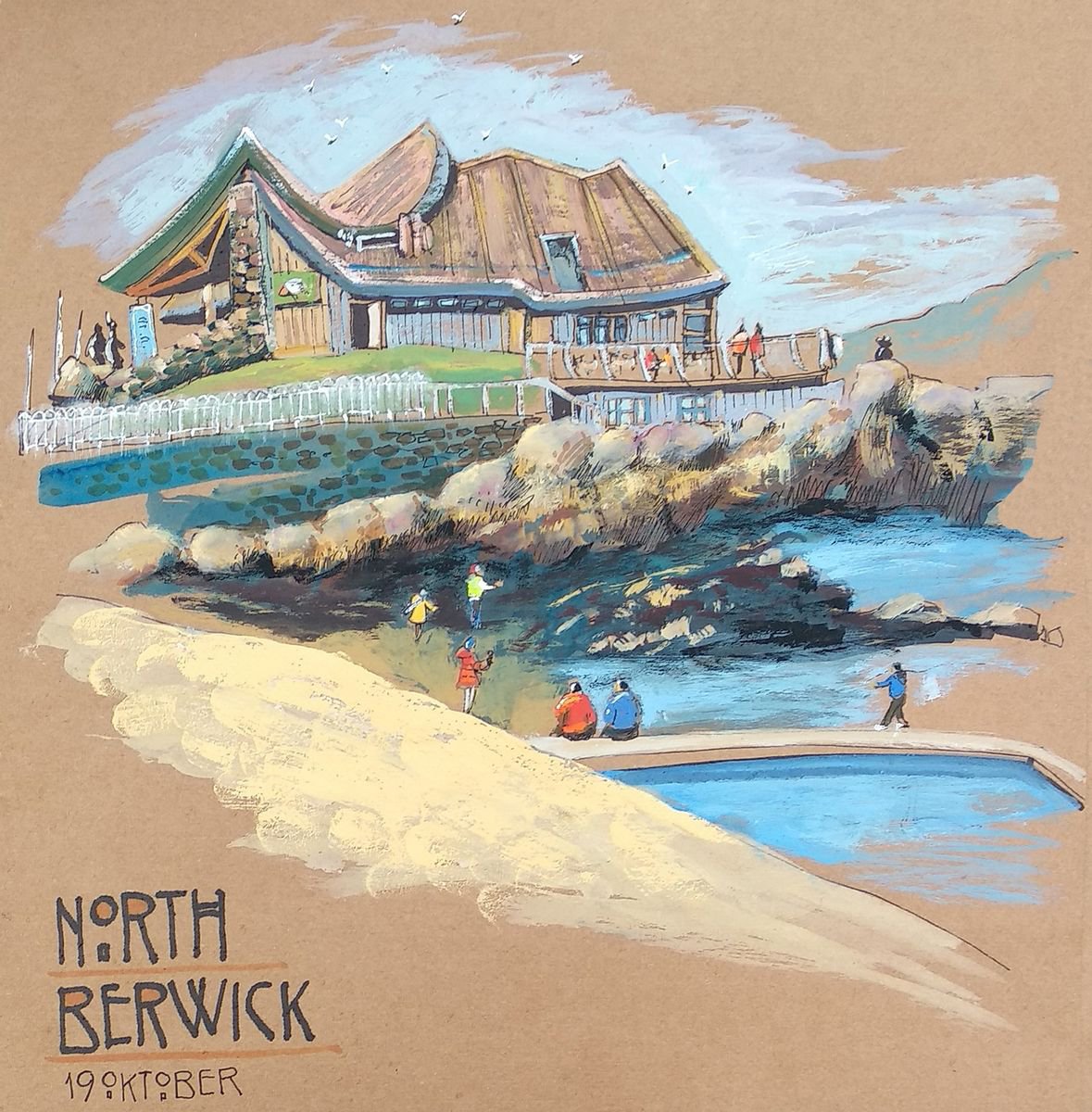 North Berwick, seabird centre. by Maiia Vysotska