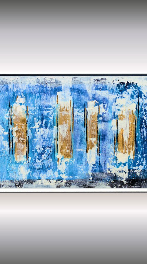 Transmission - Abstract Art - Acrylic Painting - Canvas Art - Framed Painting - Abstract Painting - Industrial Art by Edelgard Schroer