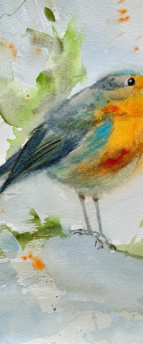 Little Robin by Alla Semenova