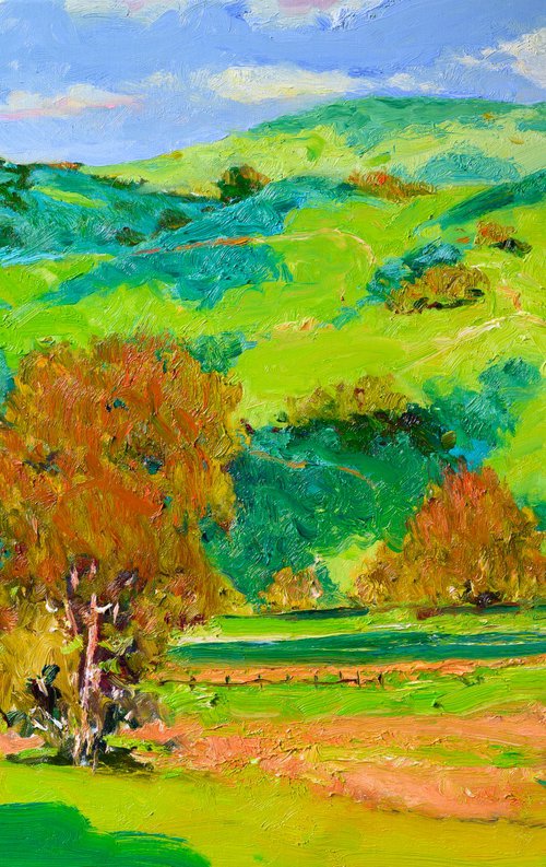 Rolling HIlls and Golden Trees by Suren Nersisyan