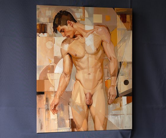 ABSTRACT MALE NUDE