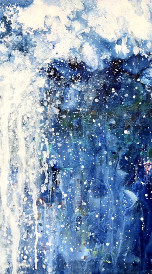 Day Twenty - Blue Abstract by Kume Bryant