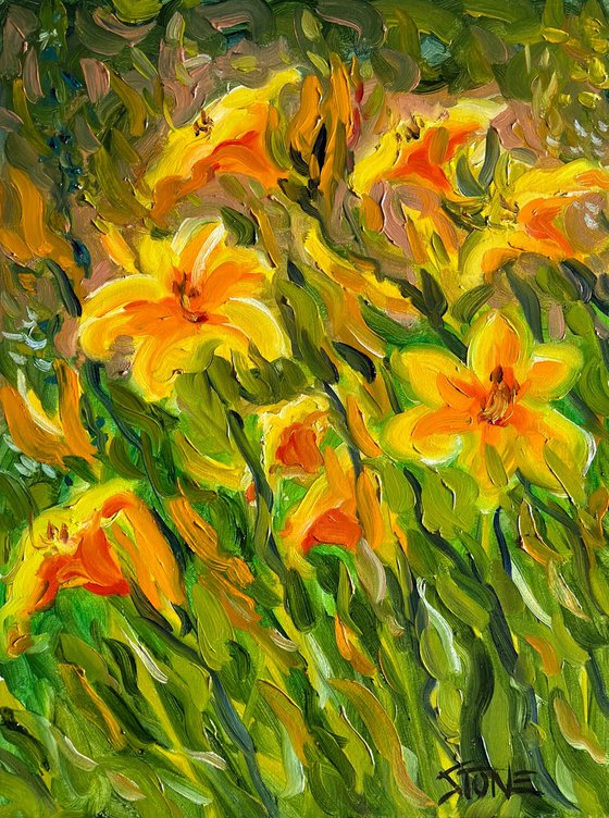 Orange Lilies