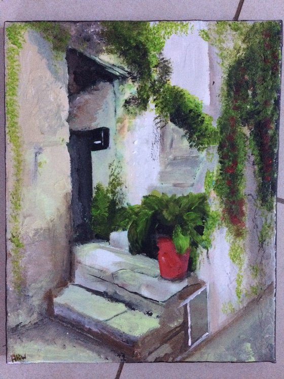 Steps To A House In Summer, Italy