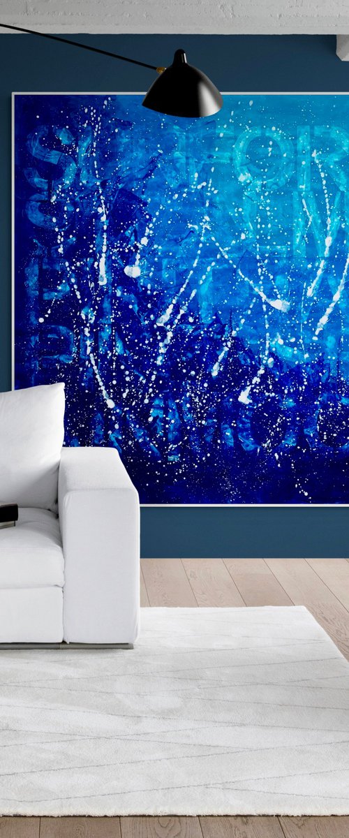 Blue Boundless sky no. 1425 by Anita Kaufmann