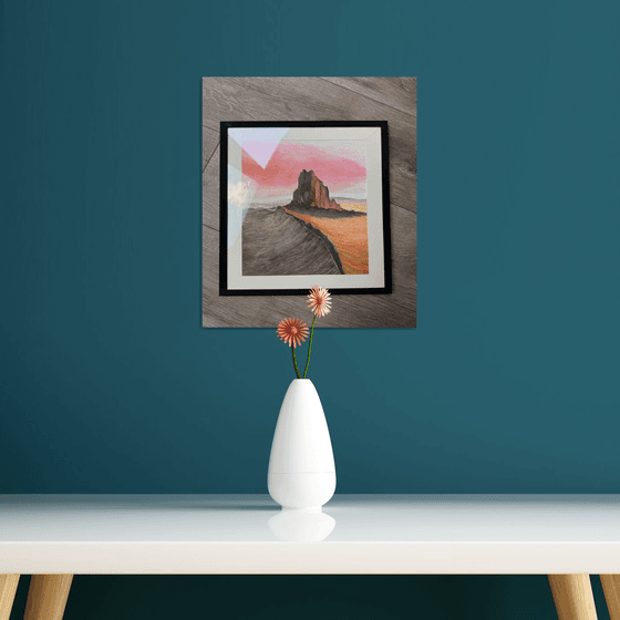 Ship Rock- New Mexico Framed