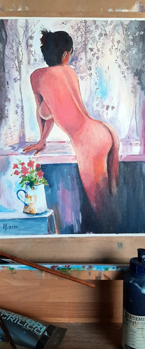 MORNING AT THE WINDOW by Zoran Mihajlović Muza