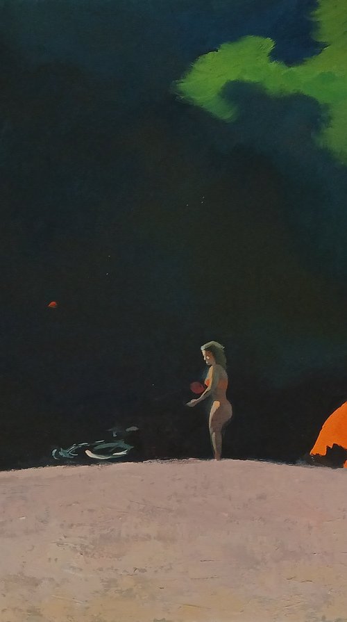 On the Beach by Vasyl Koval