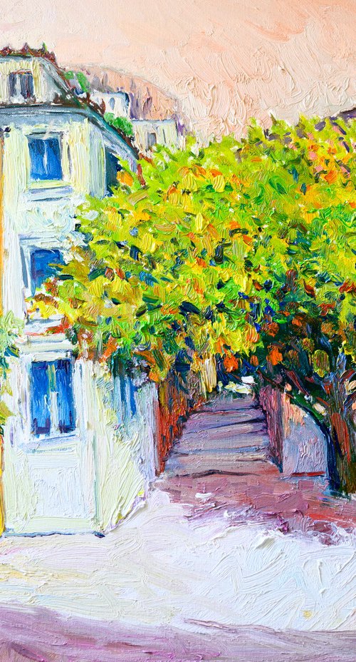 Landscape with Lemon Tree, Memories from Athens by Suren Nersisyan