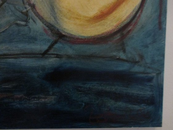 jazz musictime oil on canvas 31,5 x 39,3