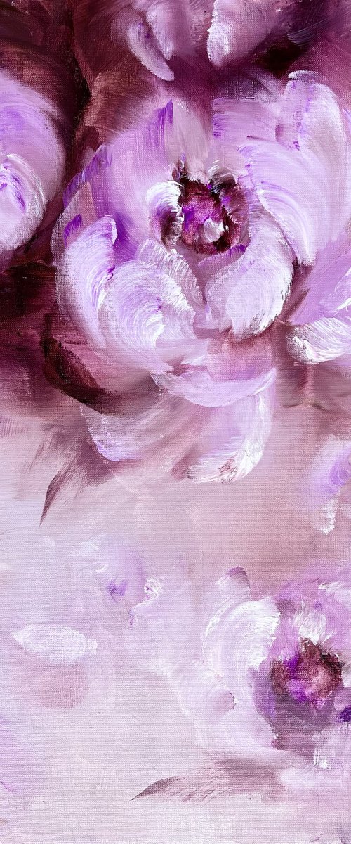 LIGHT TOUCH - Peony rose. Wish. Fantasy. Pink gamma. Carnation. Wizard. Summer. by Marina Skromova