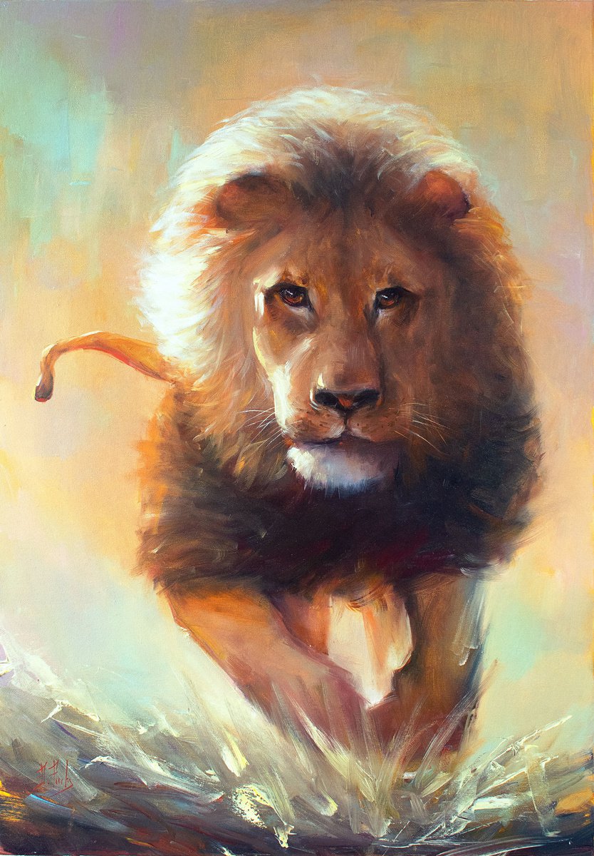 The Lion by Bozhena Fuchs