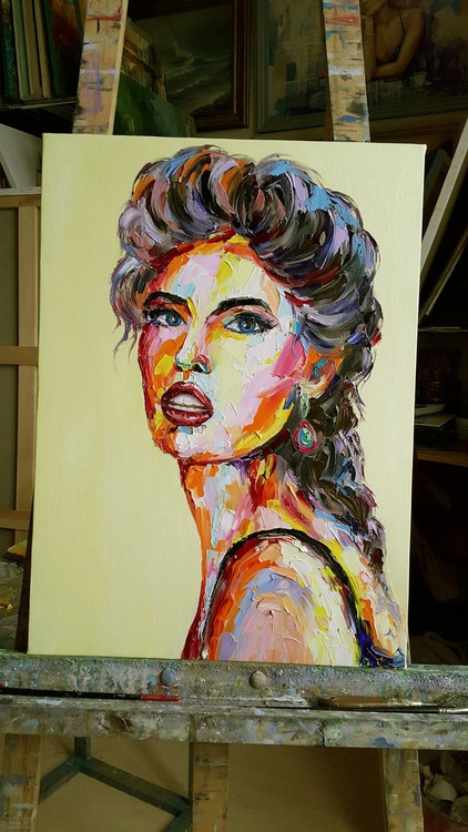 Face To Face Portrait Oil Painting Woman Artfinder