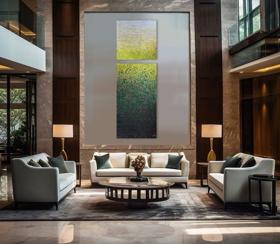 In search of silence- 2 (green)