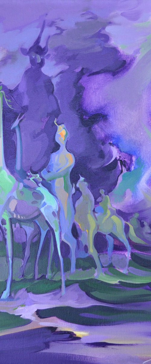 Purple Tale by Grama Gabriel