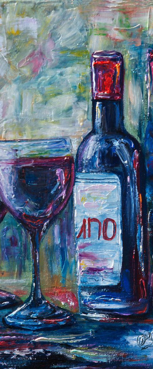 Wine by Lena Owens at OLena Art