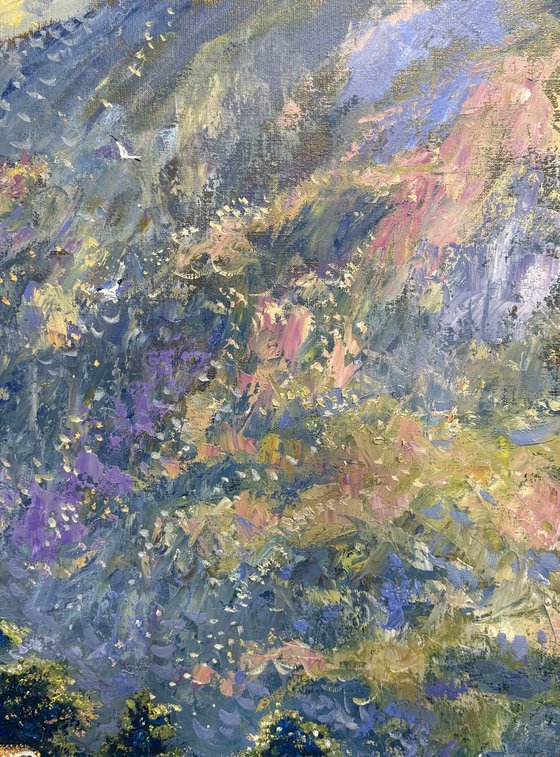 “Emerald reflection of spring”