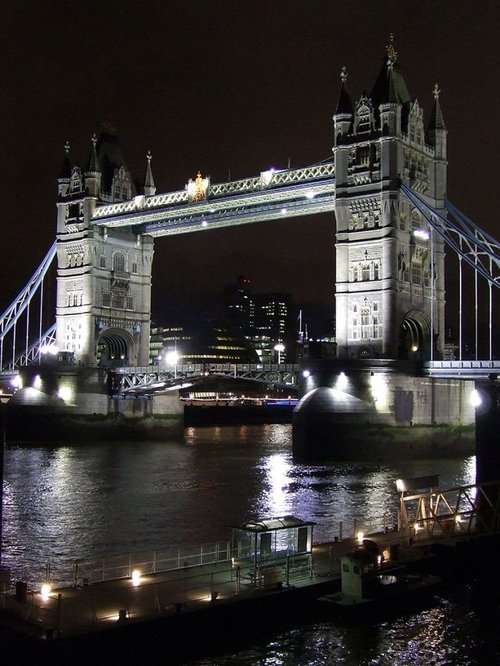 TOWER BRIDGE NIGHT (Limited edition  1/50) 16"x 12" by Laura Fitzpatrick