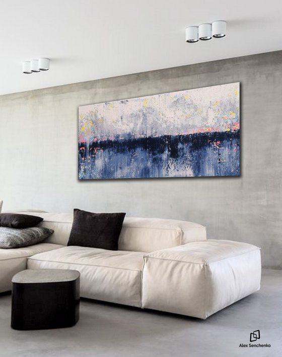 180x80cm. / abstract painting / Abstract 2116