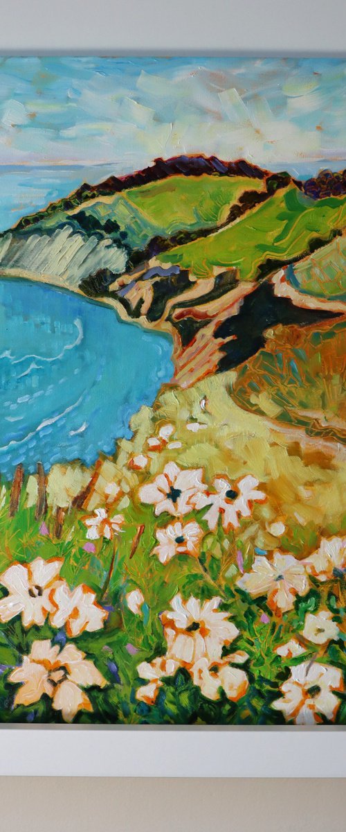 Coastal Landscape, Isle of Wight by Mary Kemp