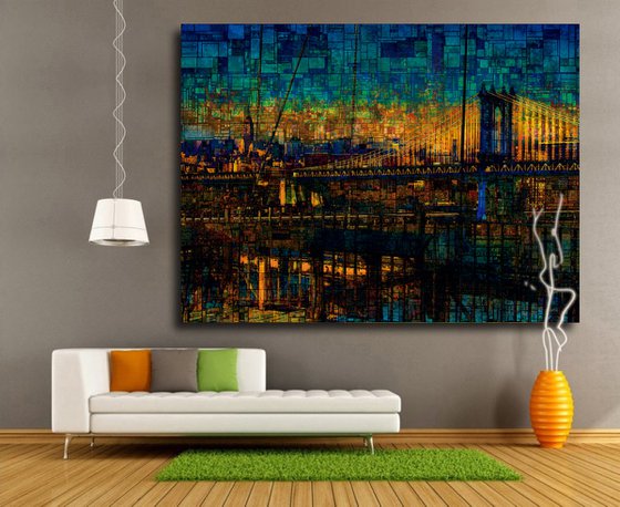 Cuadros de Nueva York III/XL large original artework