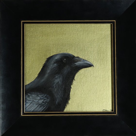 Raven III, Portrait of a Black Bird