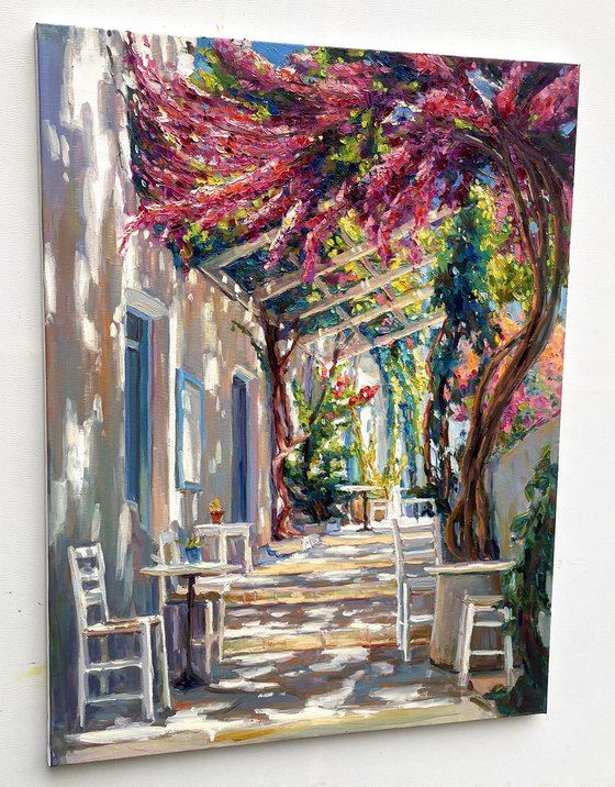 "Courtyard in Greece"