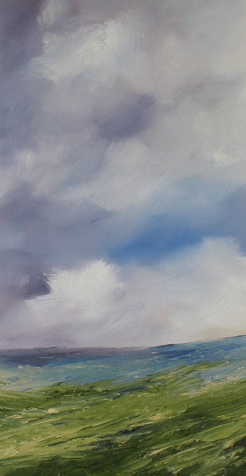 Bruised Sky, Irish Landscape by John Halliday