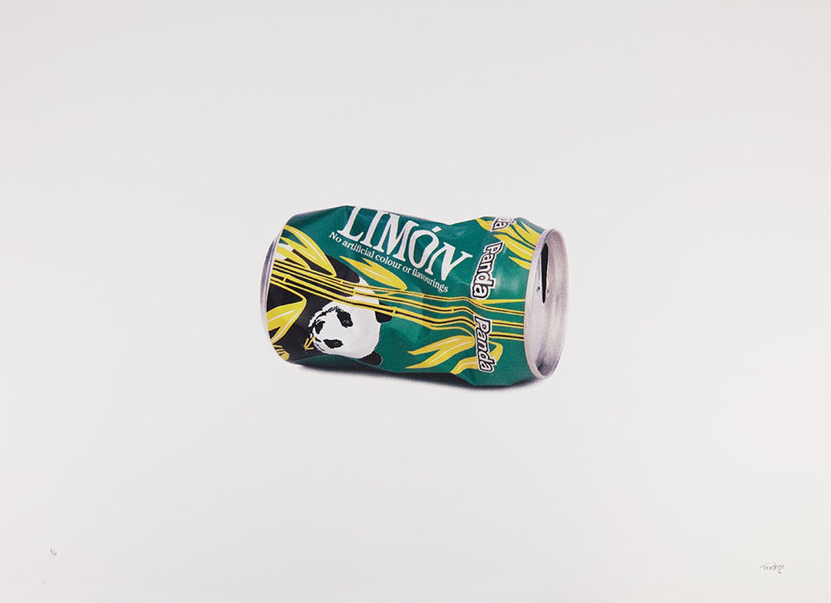 Panda Limon Can by Trash Prints