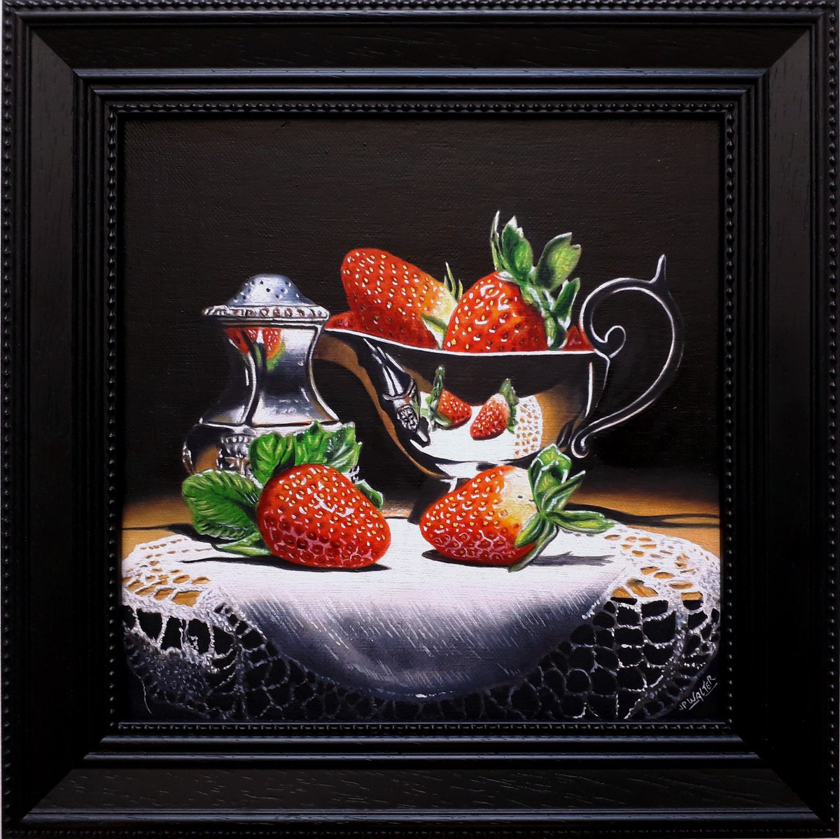 Strawberries in silver by Jean-Pierre Walter