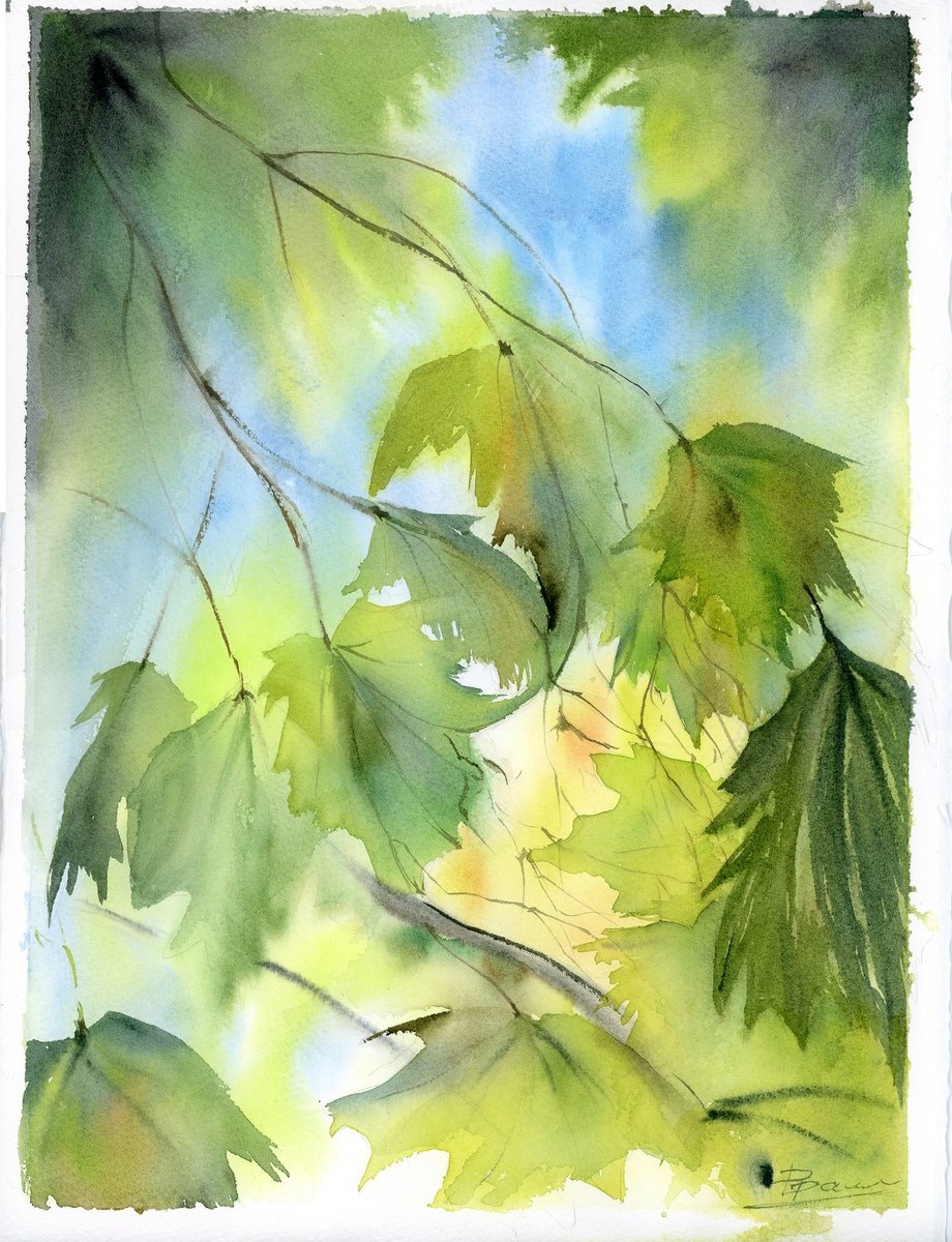 Impressionistic Watercolour , Seeing The Unseen By Olga Tchefranov (Shefranov), 11 X 15, Artwork For Sale On Artfinder